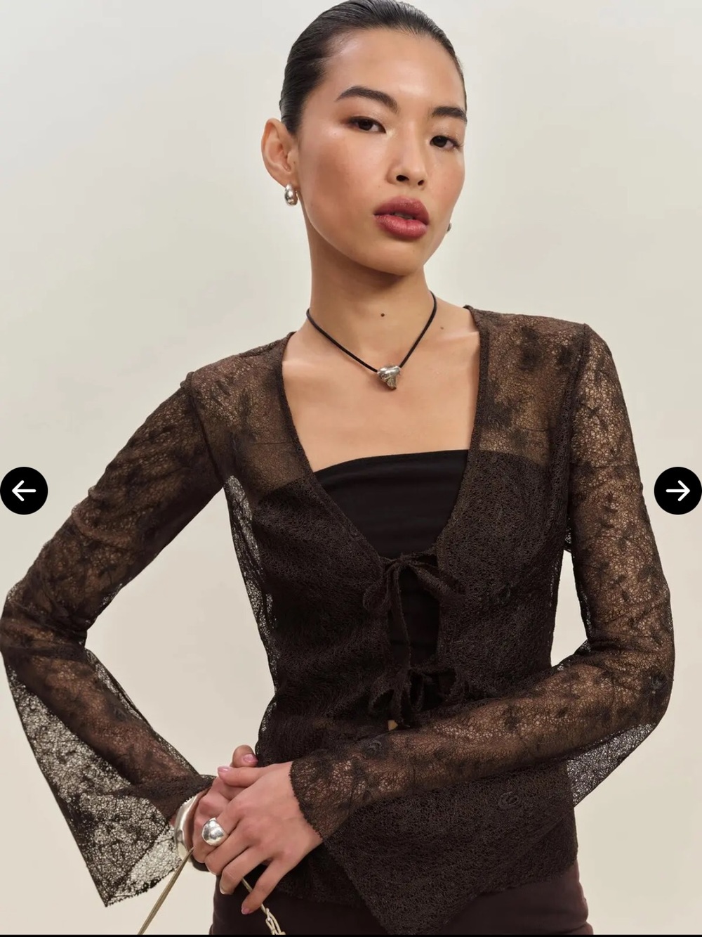 Reformation Kristen knit top
